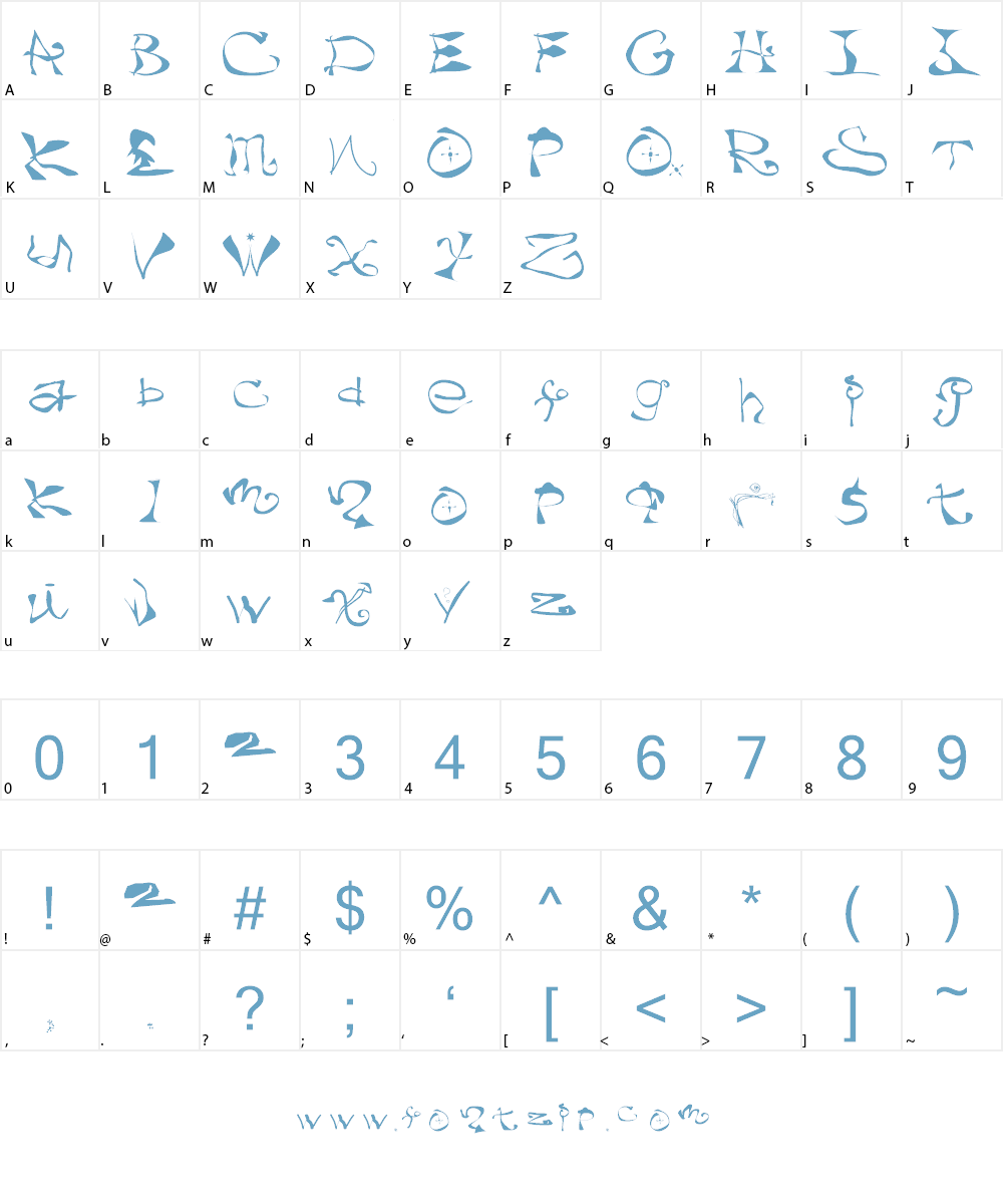 everydayFont Font Character