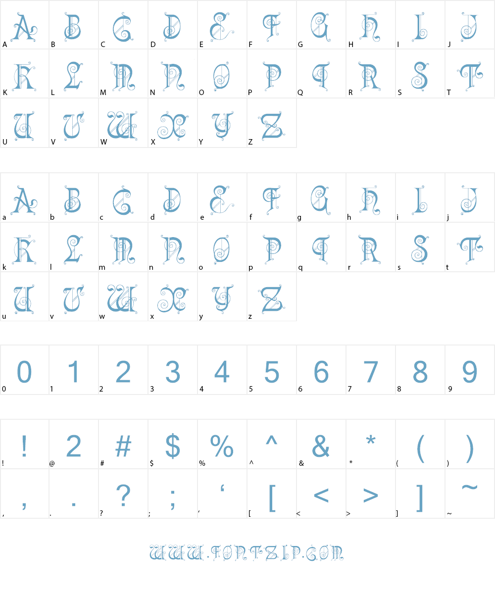 Kingdom Come Font Character