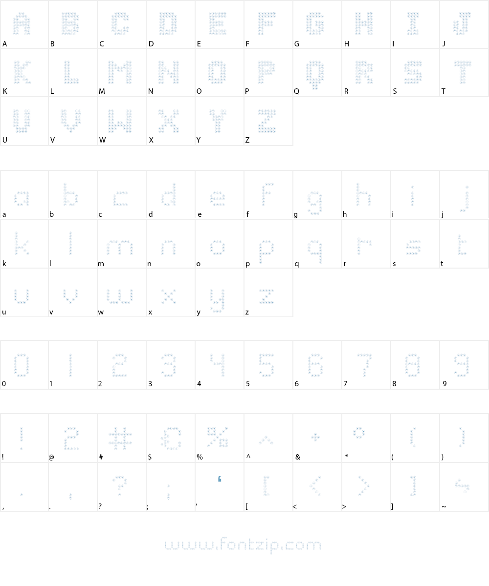SCHROEF Font Character