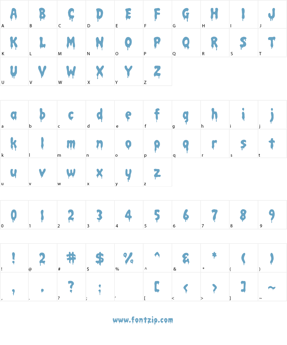 Bacon Font Character