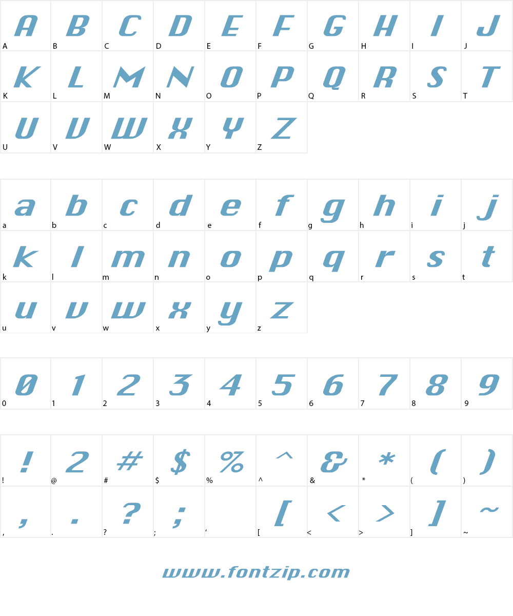 J-Phont Font Character