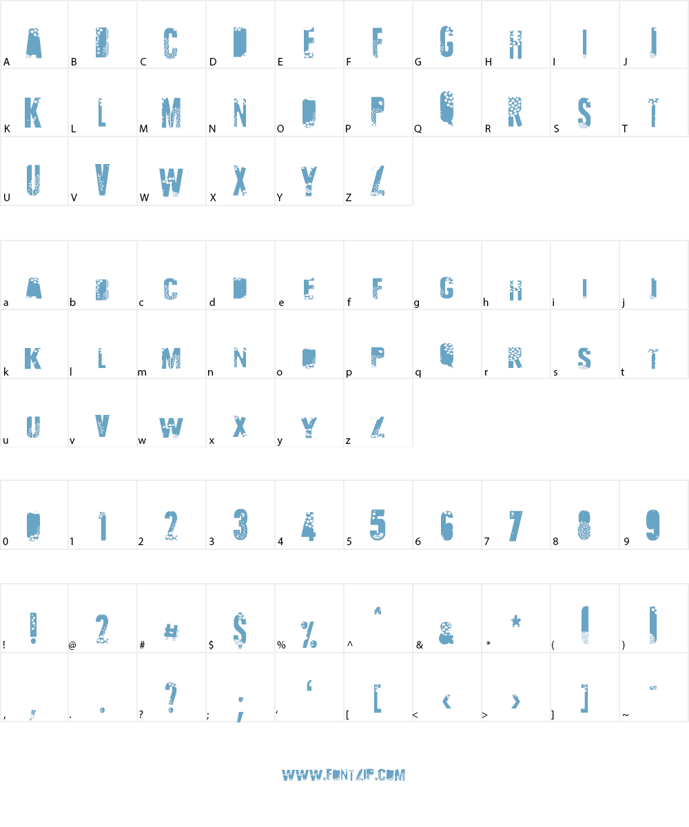 Talvez assim Font Character