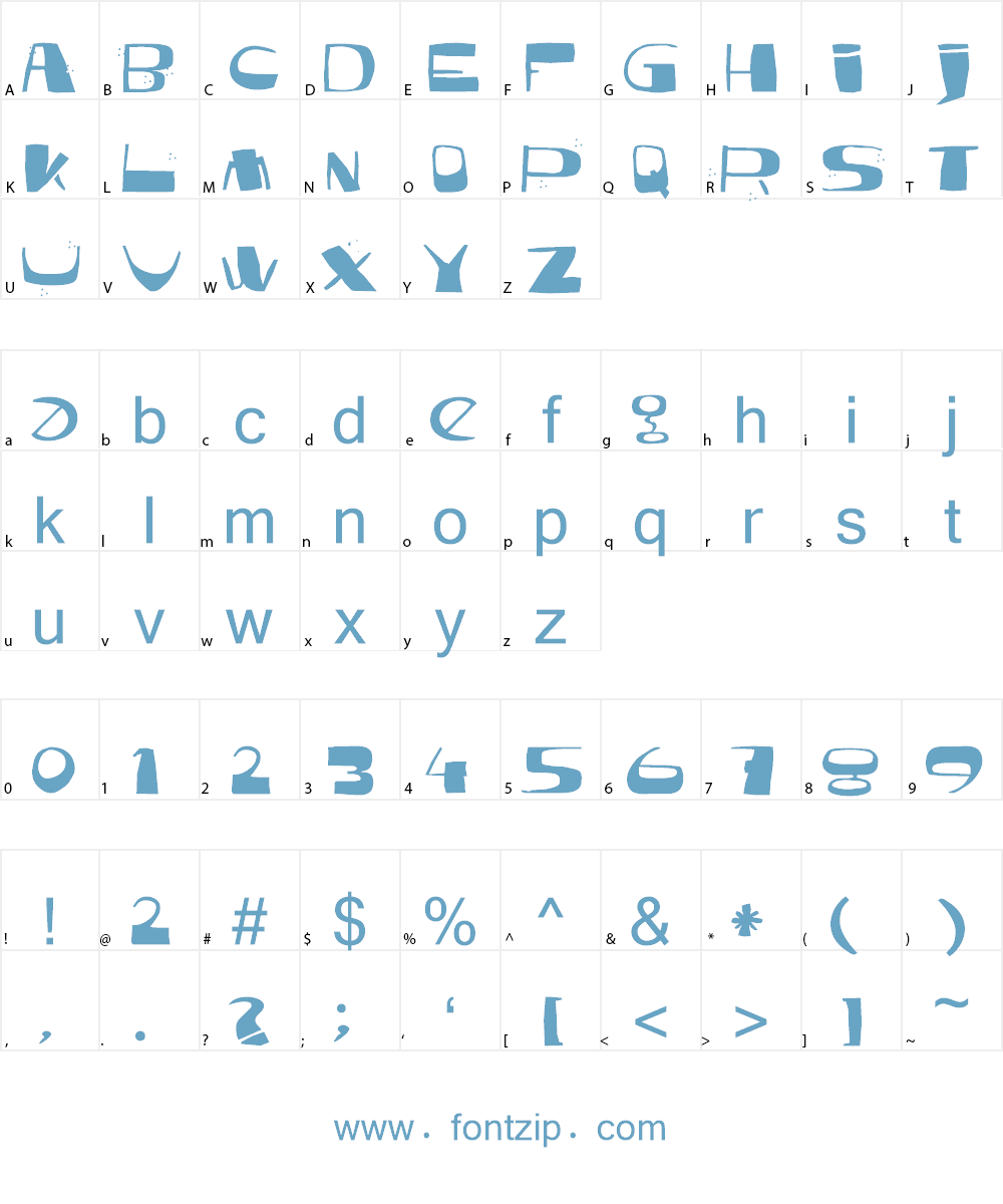 Superbal Font Character