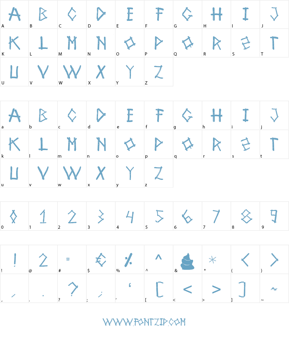 FRIET Font Character