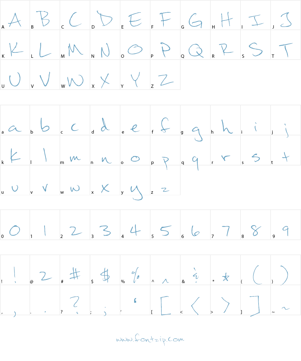 khand Font Character