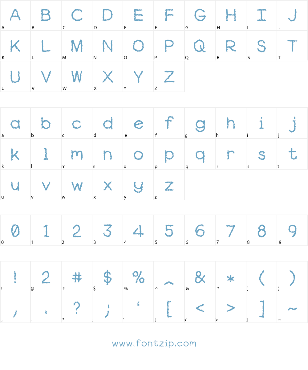 Rob Graves Font Character