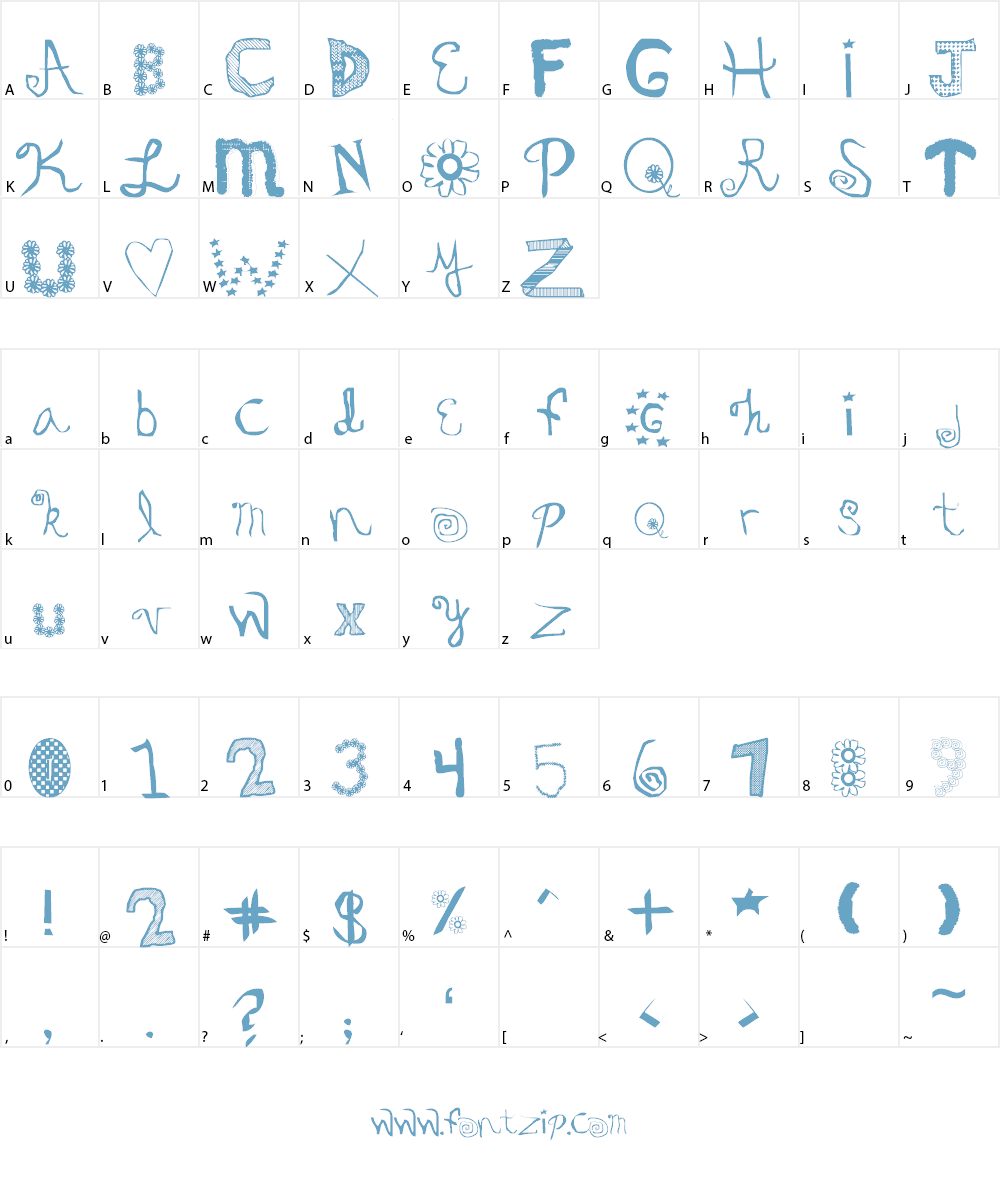 Oedipa Font Character
