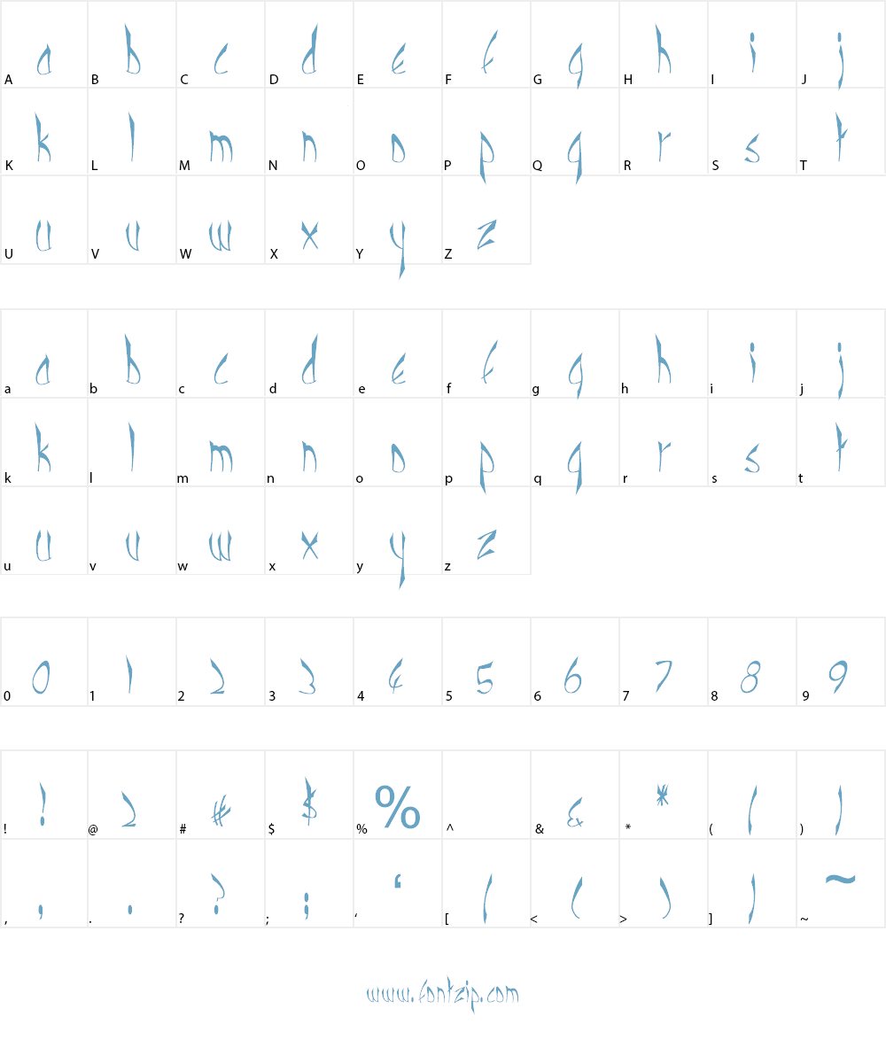 cbe Font Character