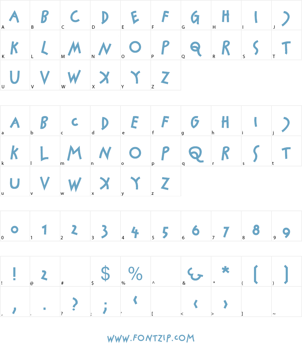 Jockey Font Character