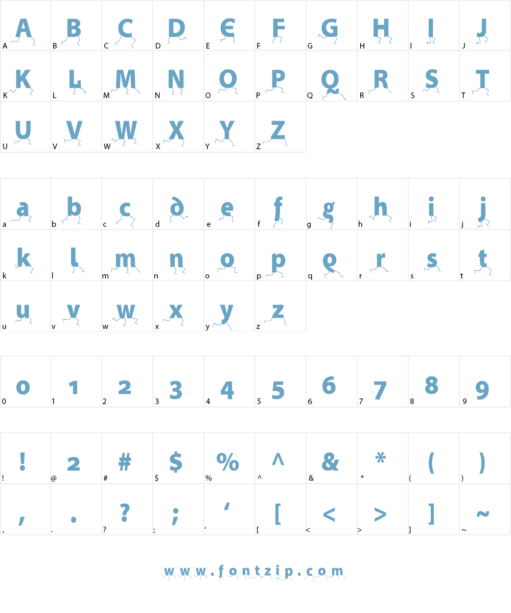 Lernschritt Font Character