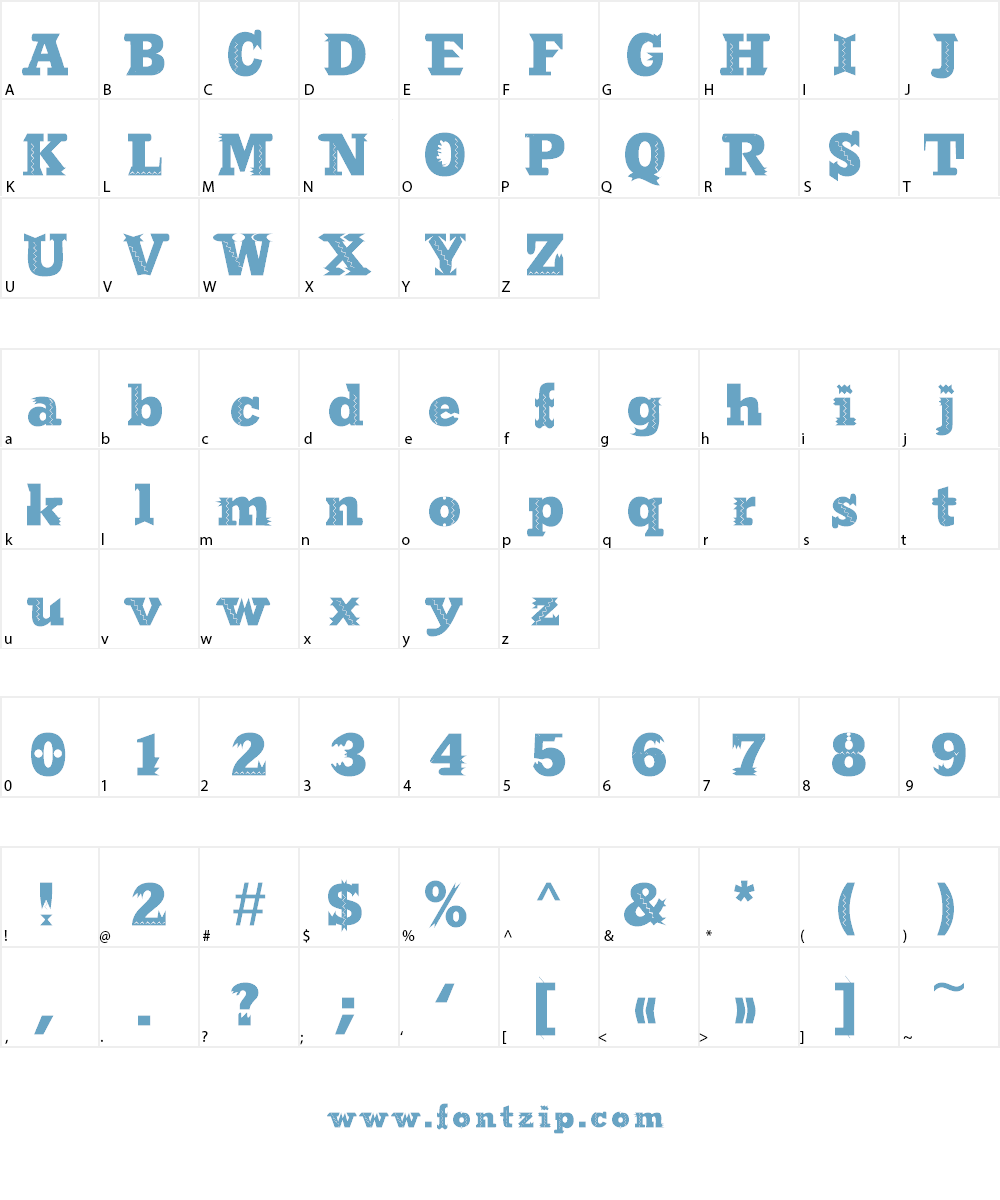 Steamdecor Font Character