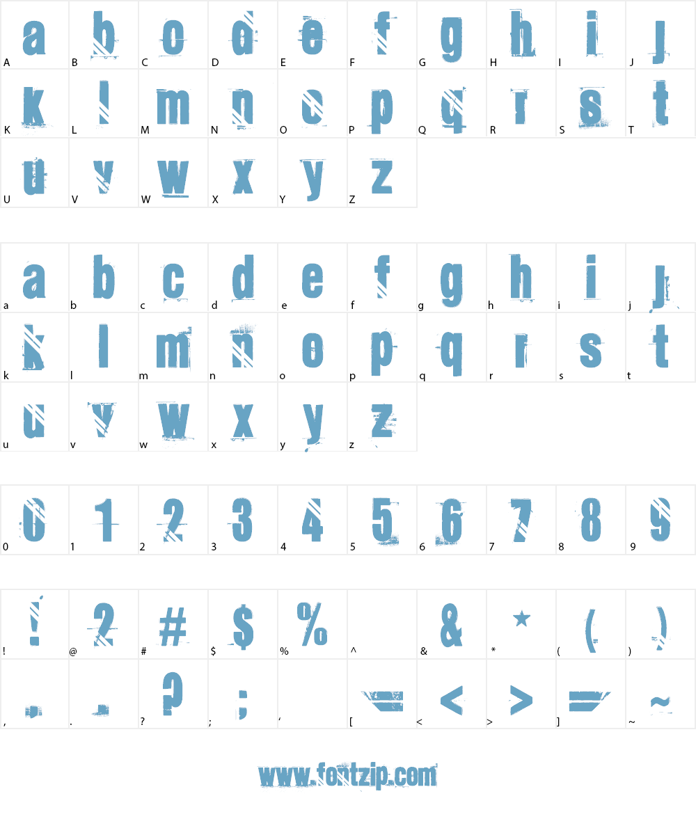 OLYMPIQUES Font Character
