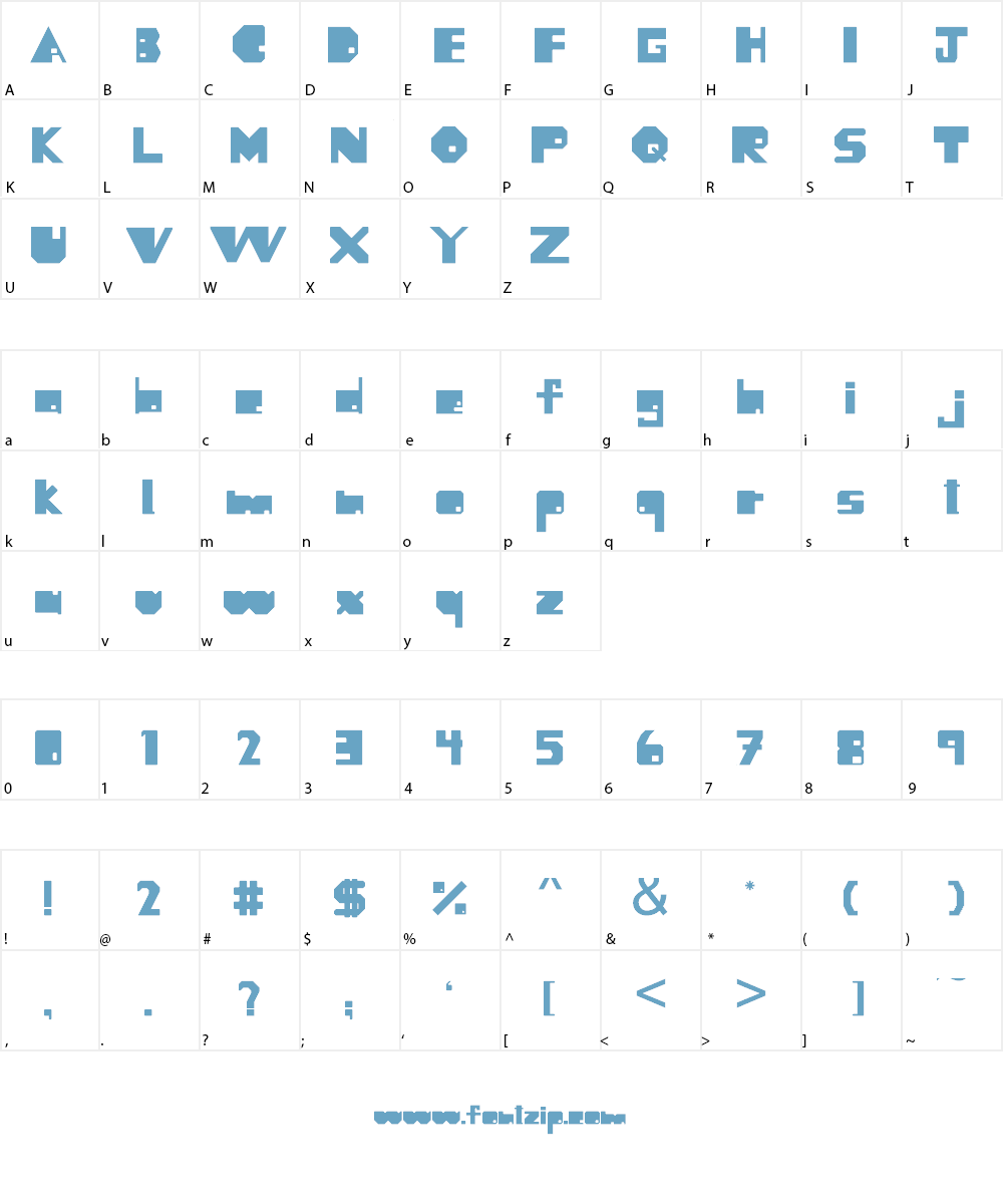 WiReLeSS Font Character