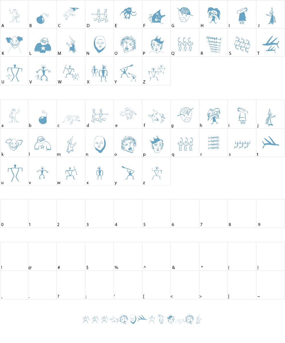 BatzBats Font Character