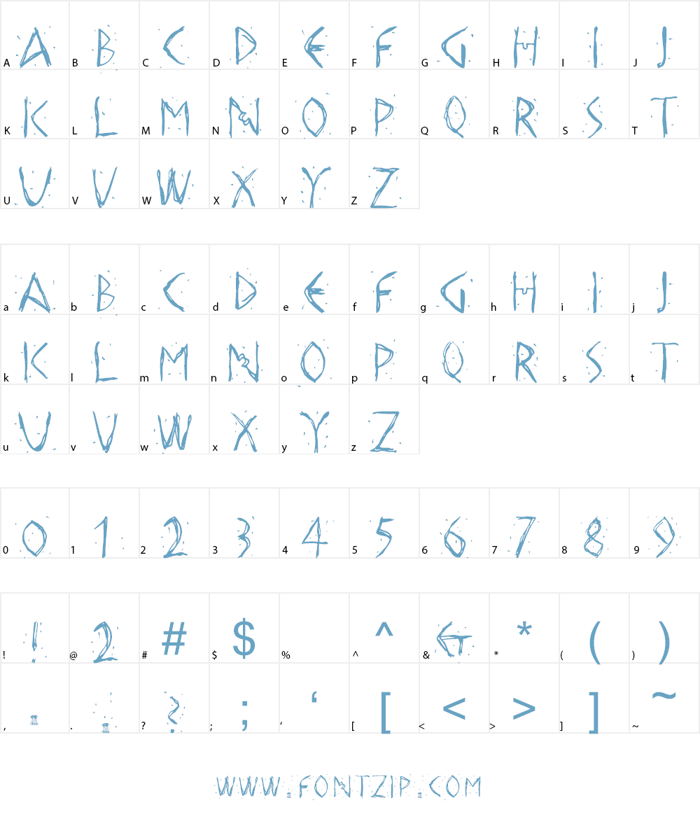 Hellas Dust Font Character