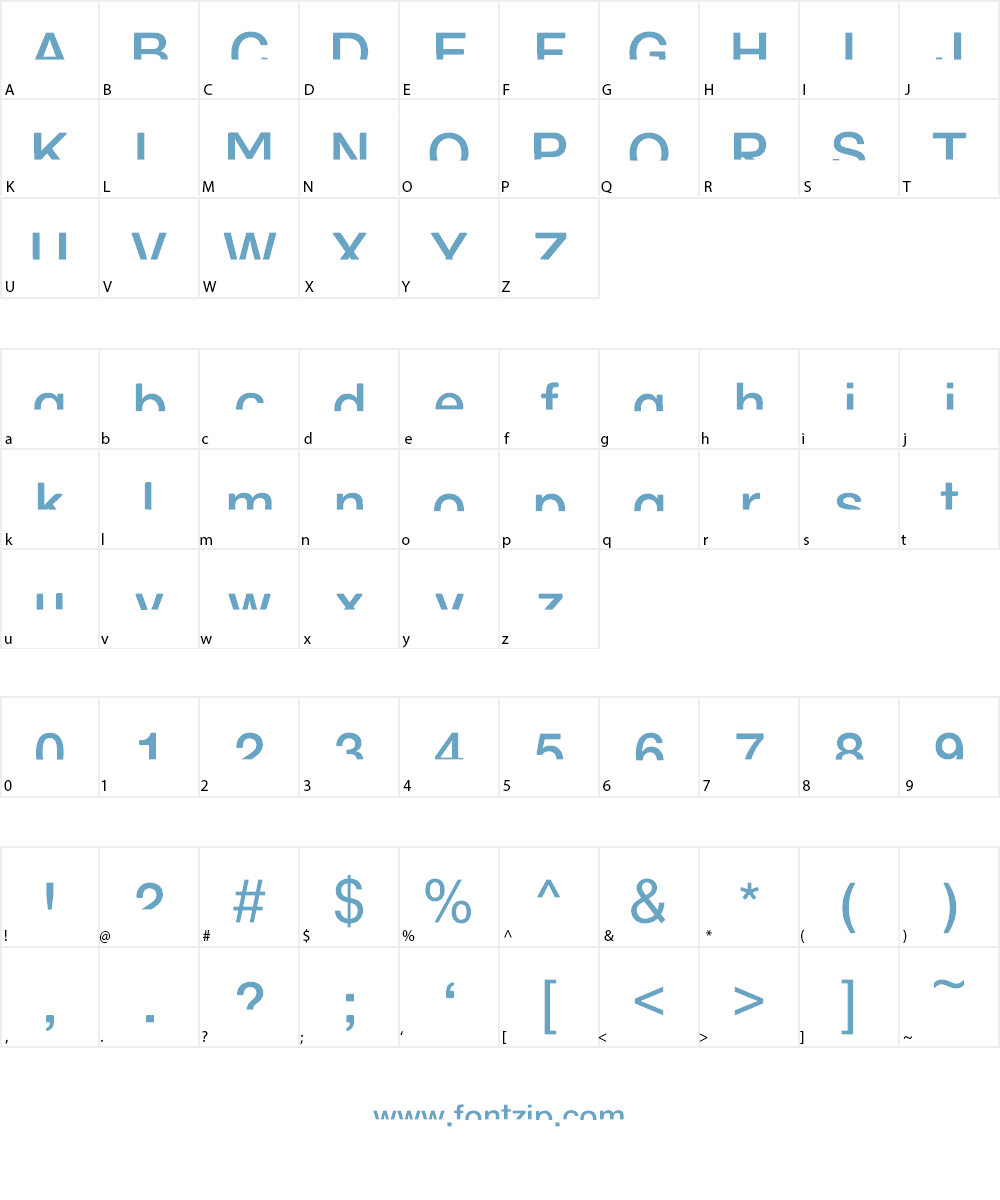 Are Halfs Enough Font Character