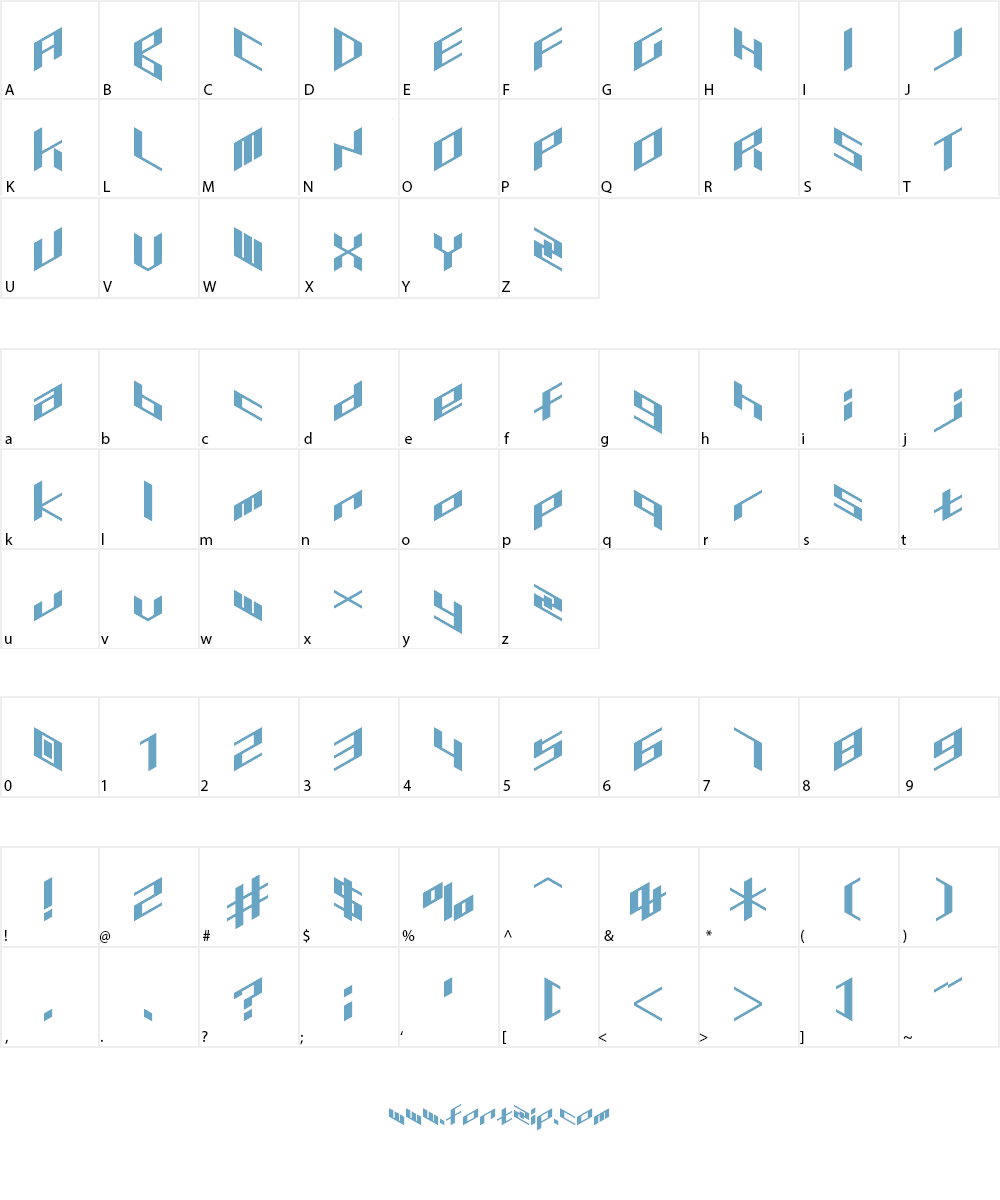 Athlobatica Font Character