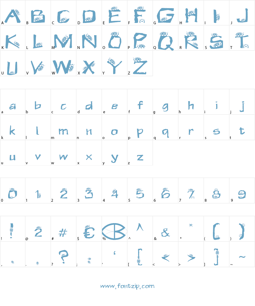 KEVER Font Character
