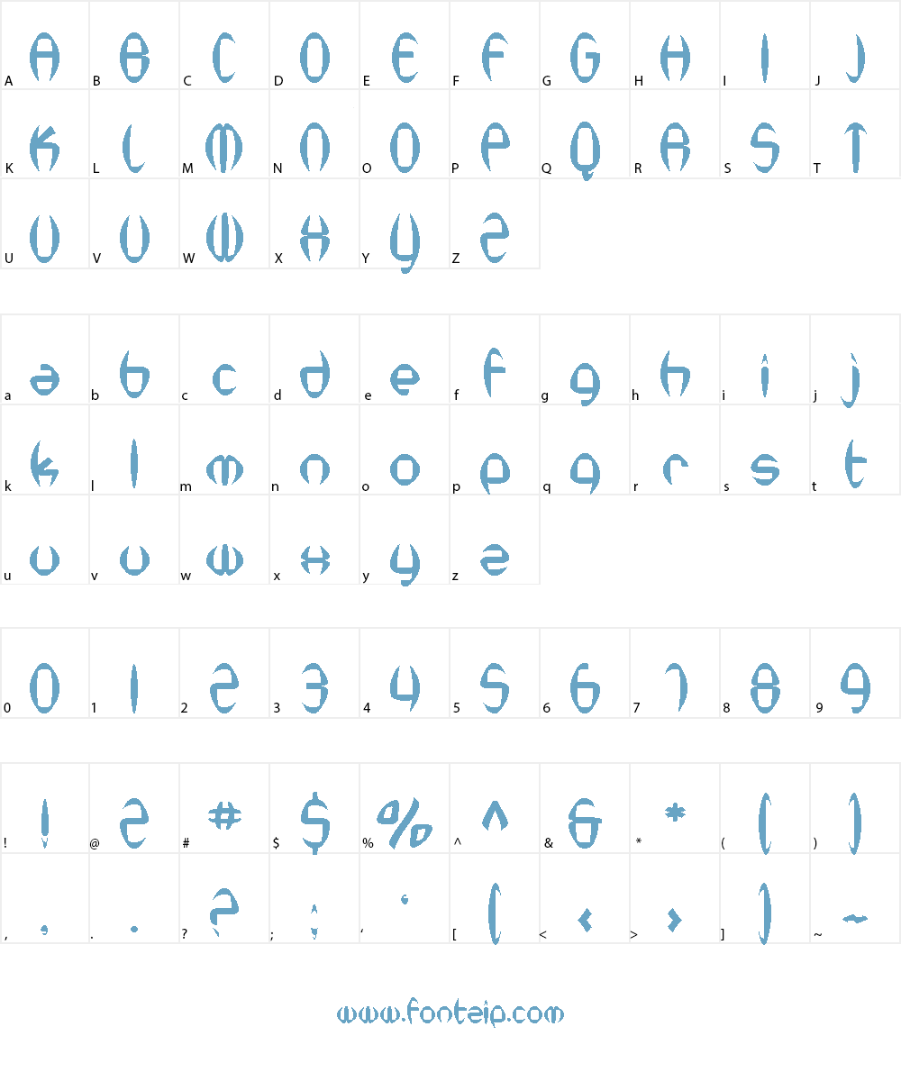 SF Synthonic Pop Font Character
