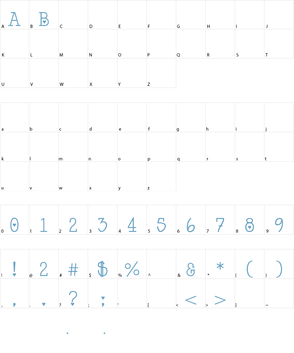 Cupid de Locke Font Character