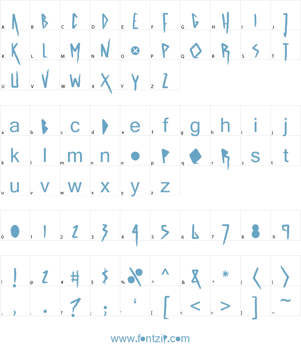 ASTRODRAMATIC Font Character