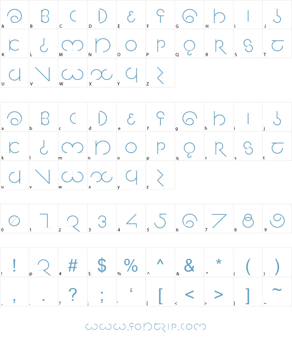 SegmentaSans Font Character