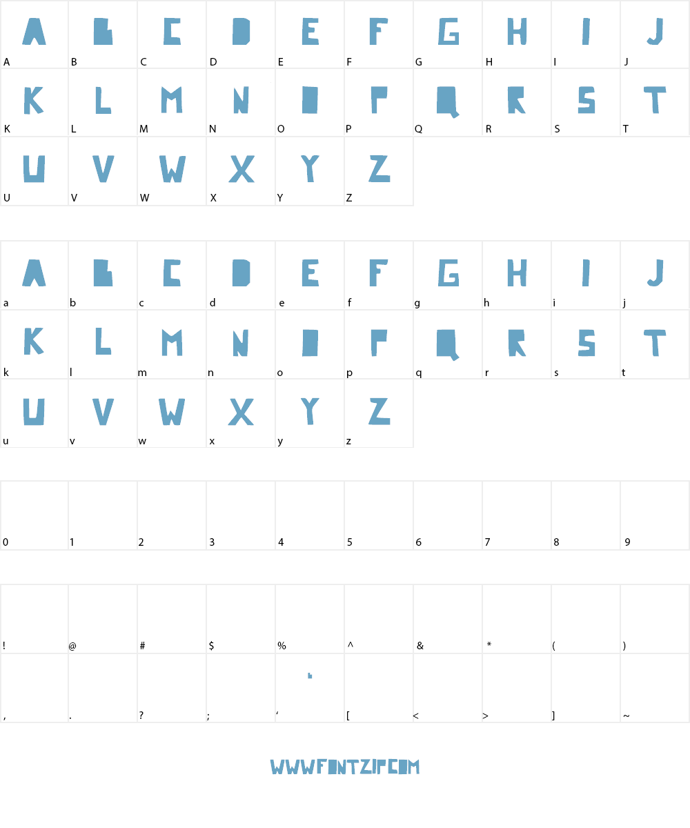 Comic Dandy Font Character