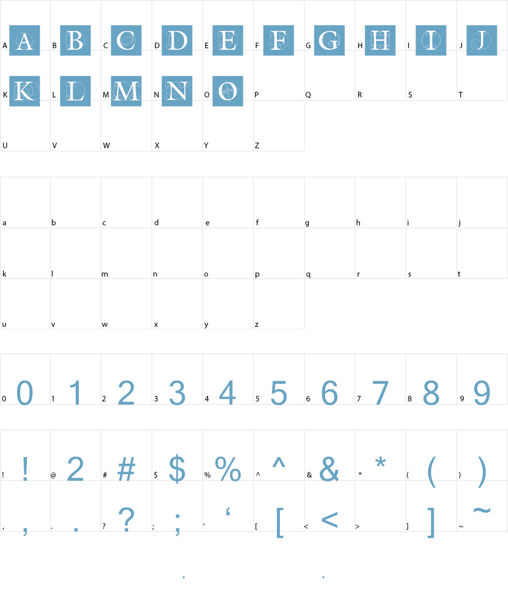TheRoots Font Character