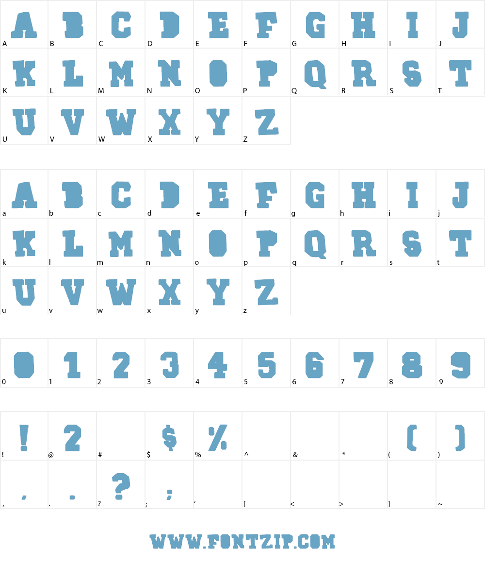 78SKATE Font Character