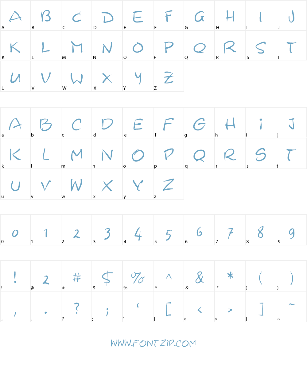 AdAstra Font Character