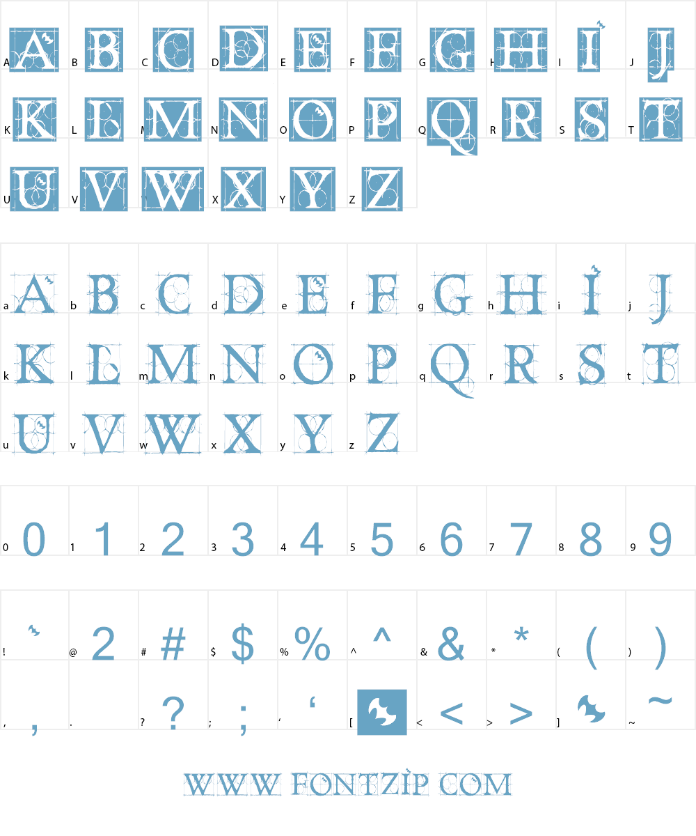 DancingVampyrish Font Character