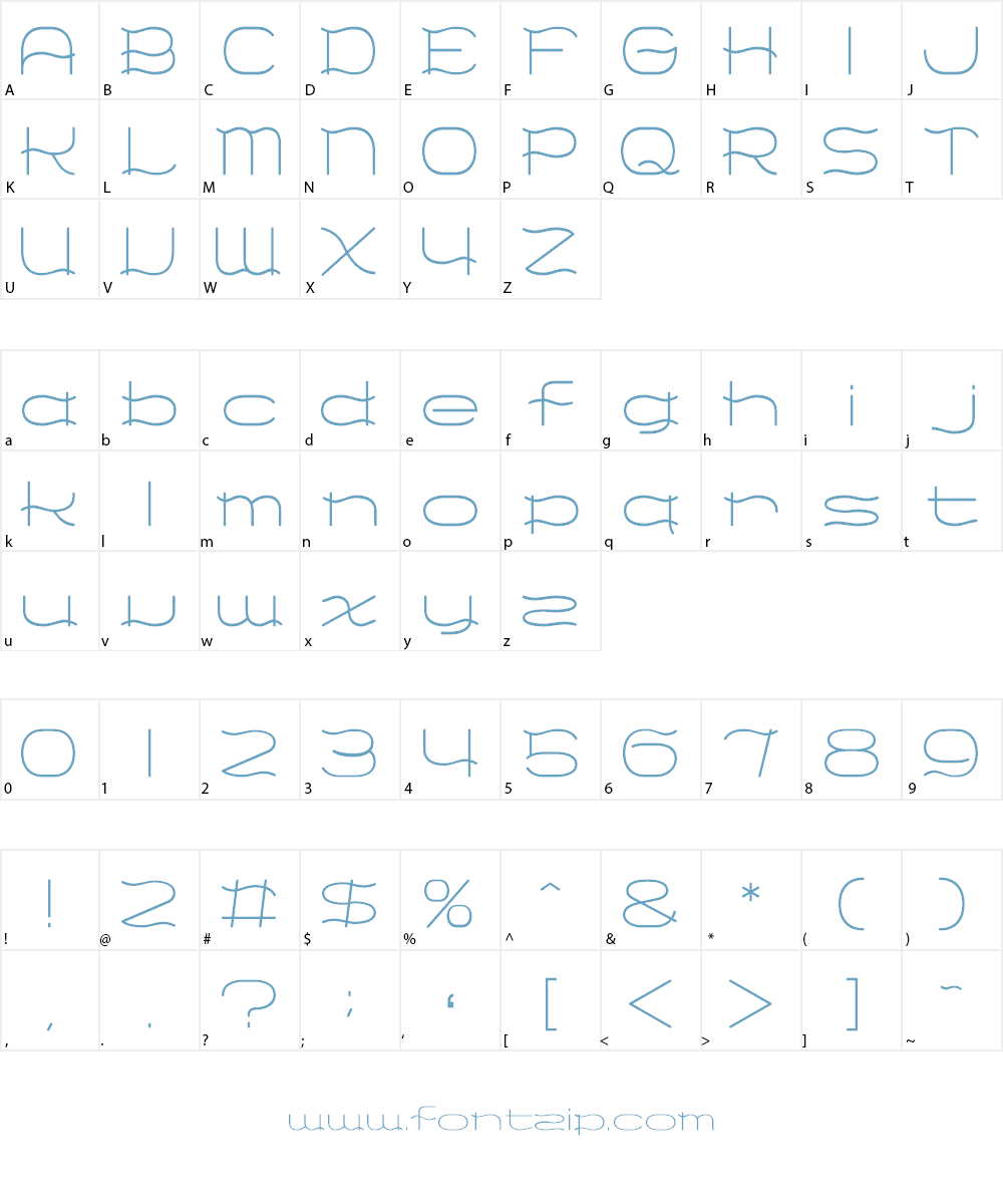 Eurolayeee Font Character