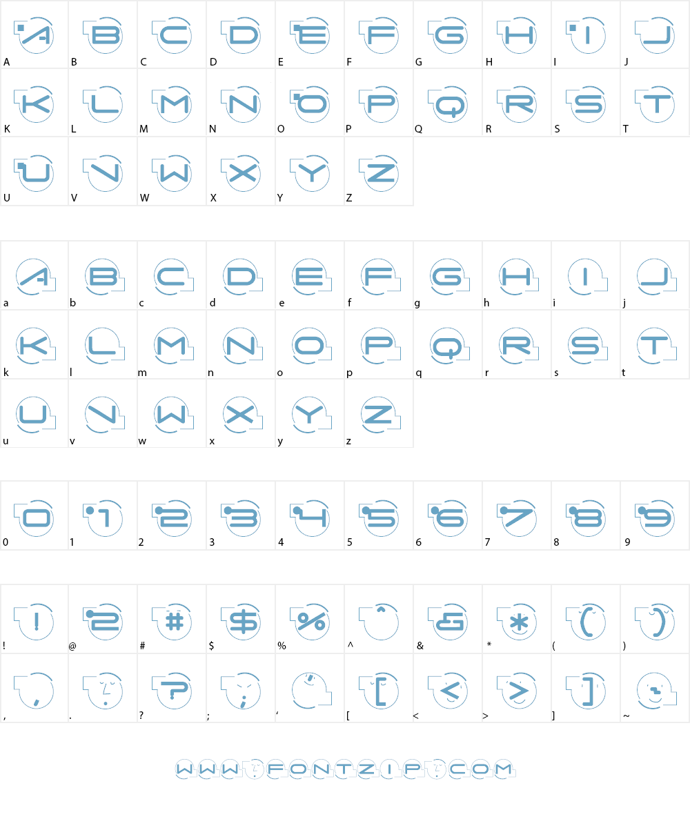 AbcariFond Font Character