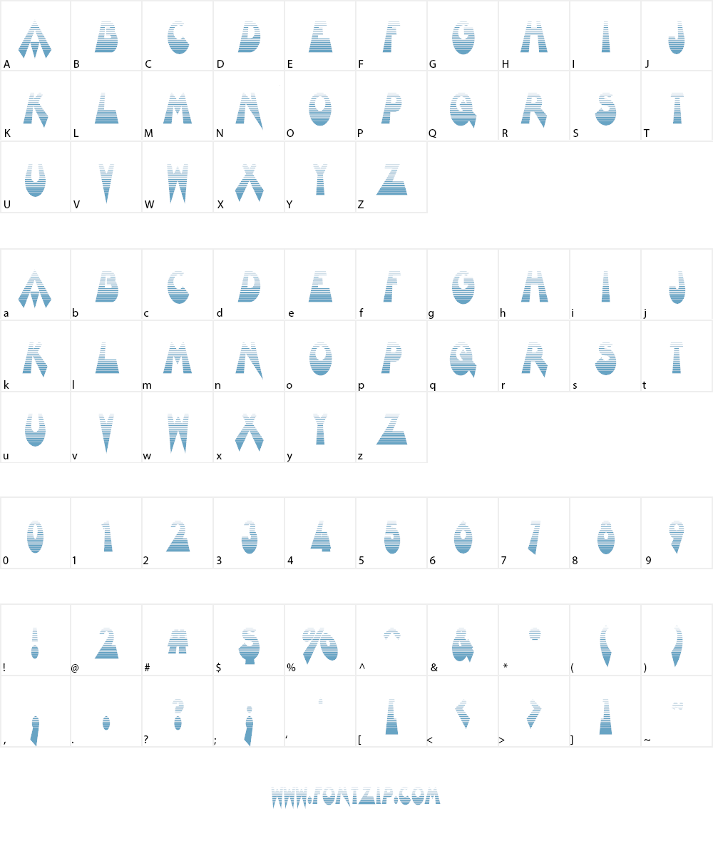 Varieté Font Character