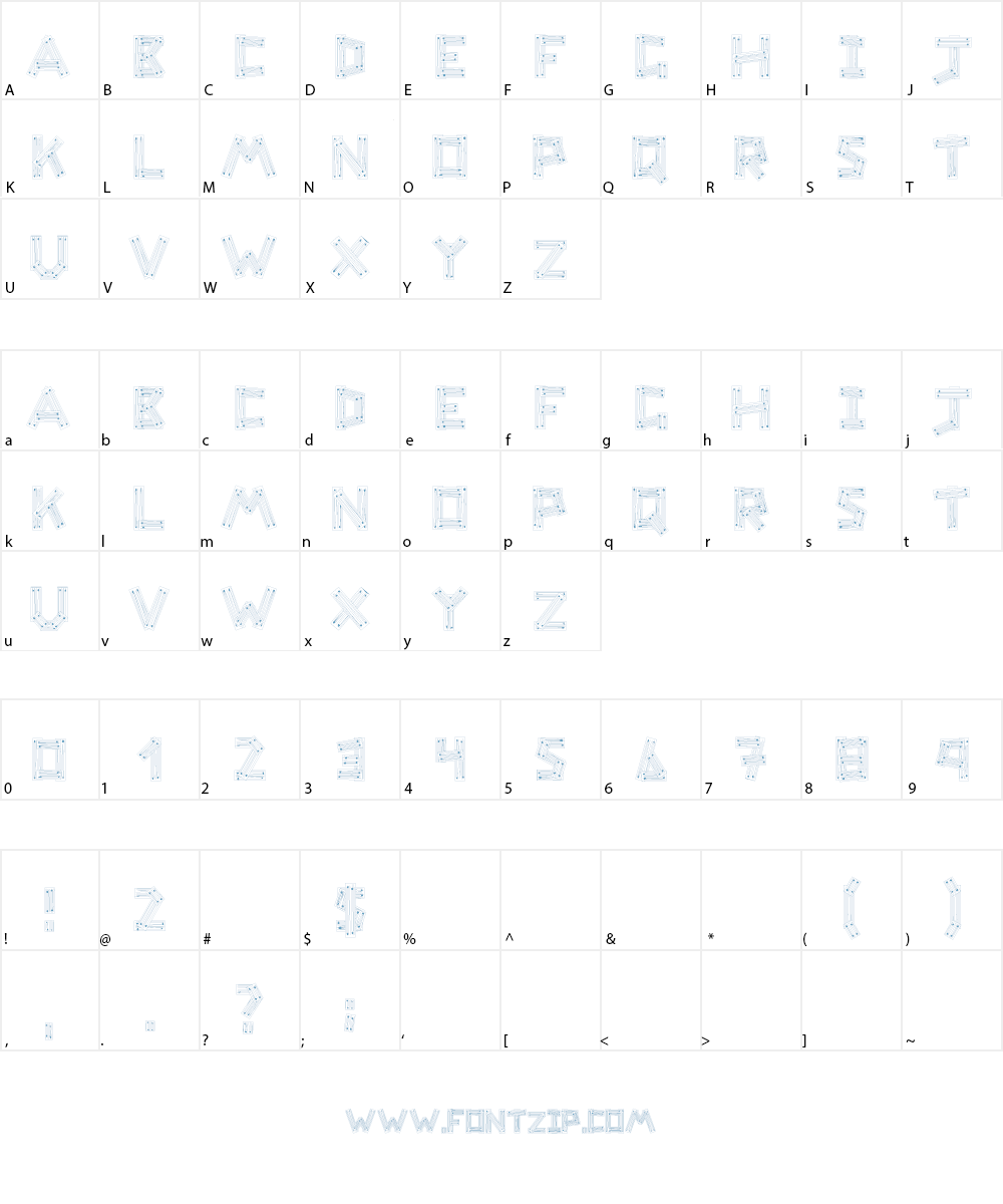 boards Font Character