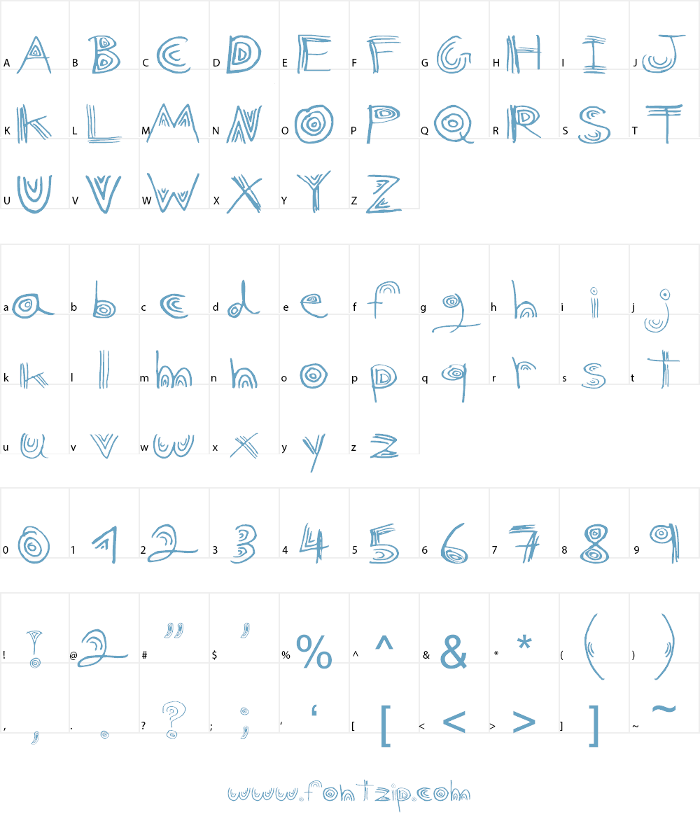 nuni Font Character