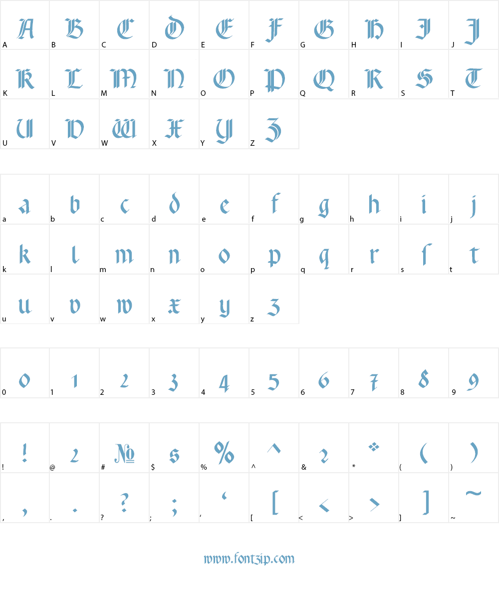 Rotunda Pommerania Font Character