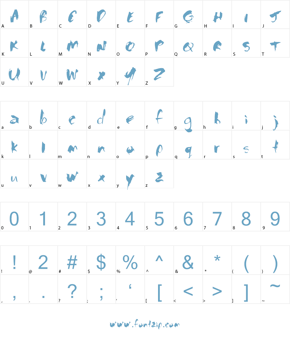 Baloney Font Character