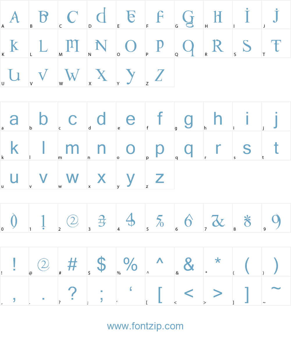 Confusebox Font Character