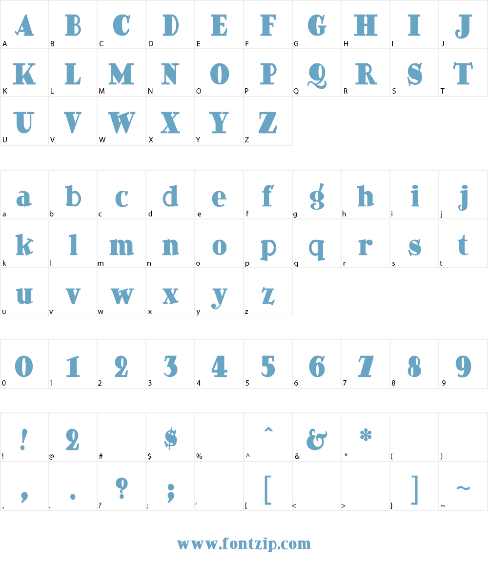 Ding-Dong Daddy O Font Character