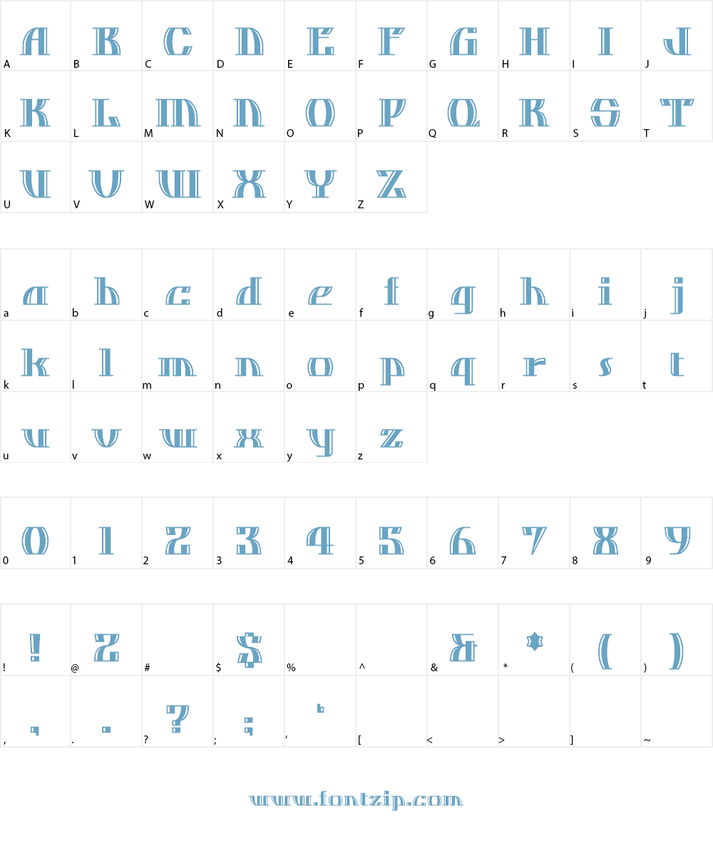 Dos Equis Font Character