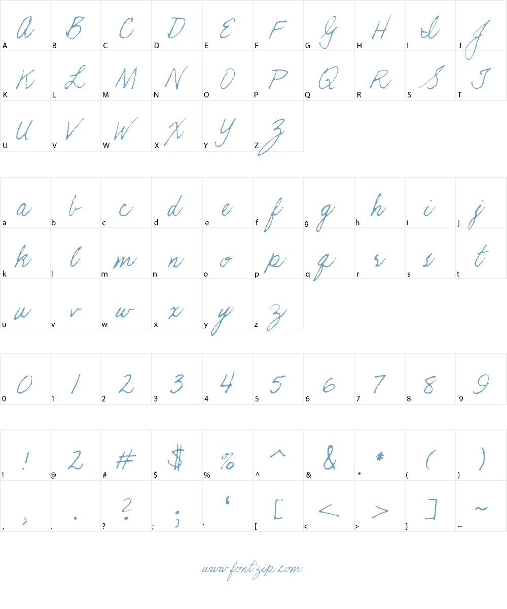 Kathleenie Font Font Character