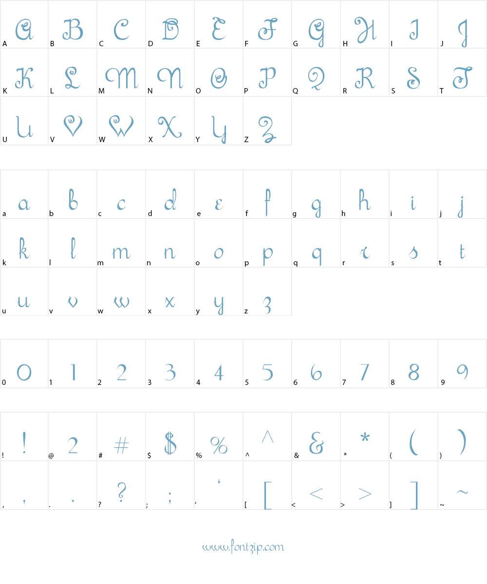 Sachiko Font Character