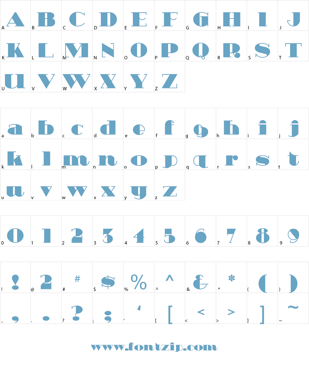 Heavy Tripp Font Character