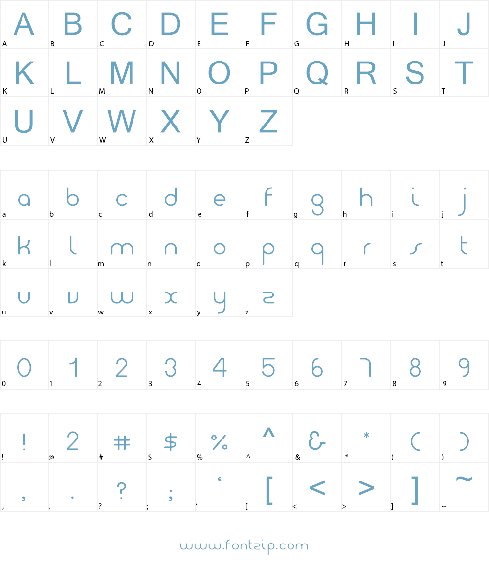 Giro Font Character