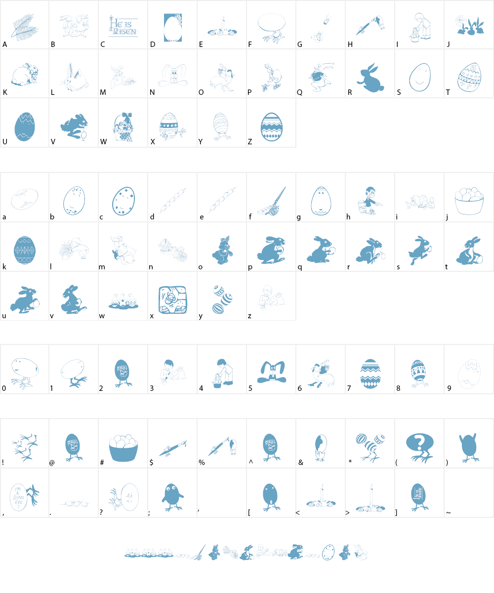 Eastereggs Font Character