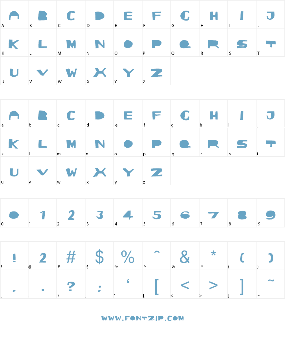 LaTania Font Character