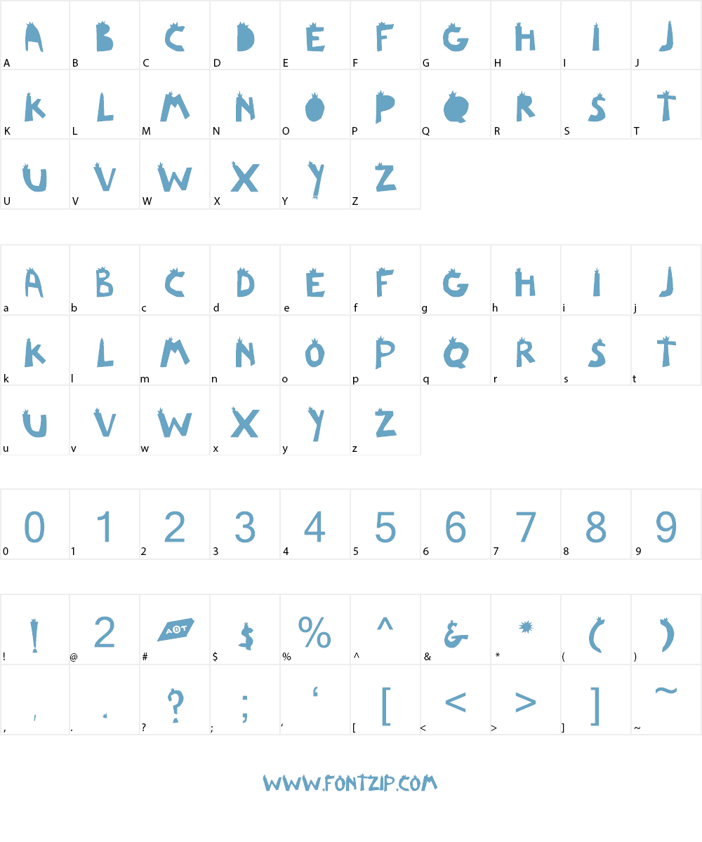 Le Joel Font Character