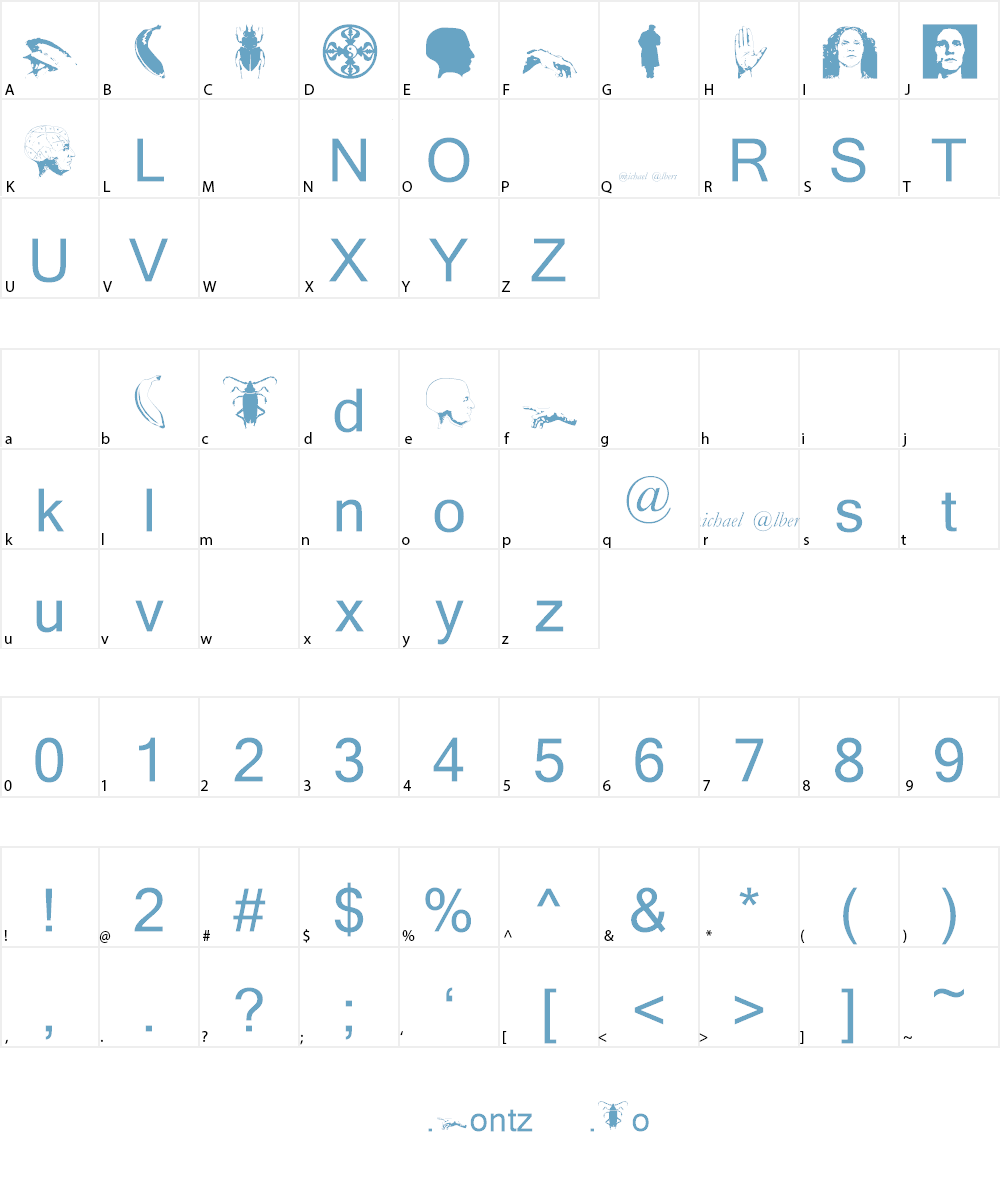 Sign Font Character