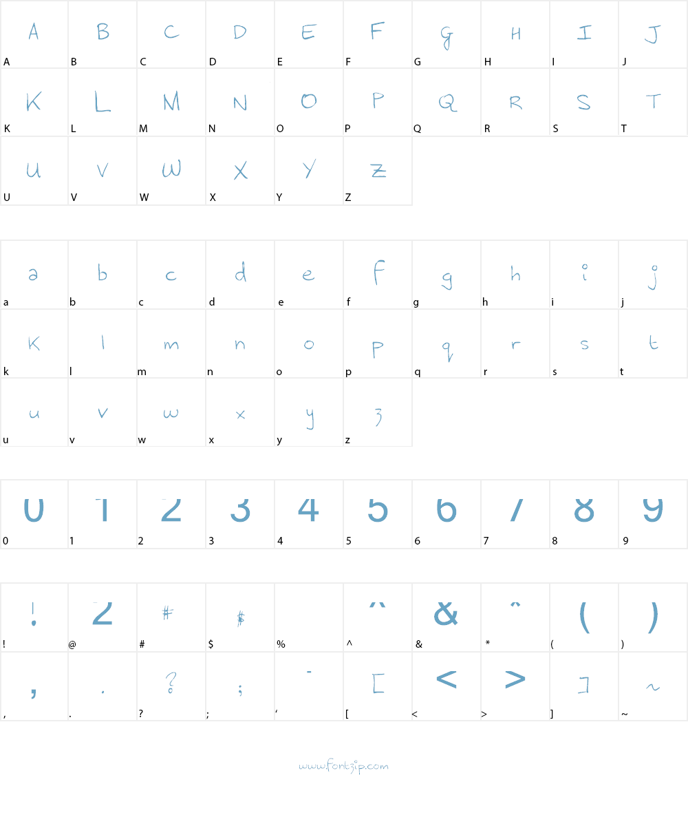 Menrath Antiqua Font Character